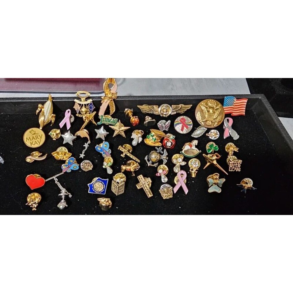 mixed lot of more than 55 pins